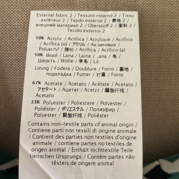 Missoni Green & Black Geometric Side Zipper Pencil Skirt - 46 - 10 - Picture 13 of 16